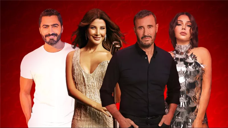 منهم هيفاء وهبى ونانسي عجرم وكاظم الساهر وتامر حسنى .. نجوم حفلات رأس السنة فى دبى 