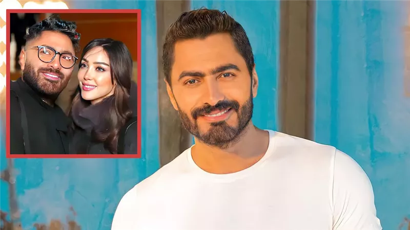 تامر حسني عن عودته لـ بسمة بوسيل : إشاعات