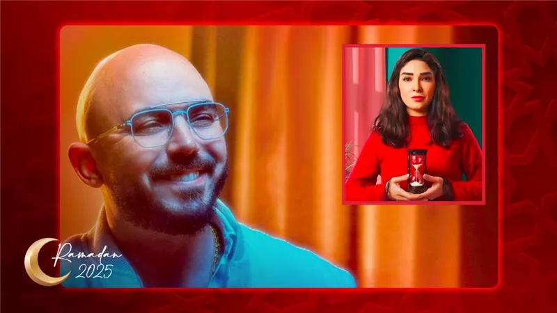 محمود العسيلي يغني تيتر مسلسل حسبة عمري لـ روجينا رمضان 2025