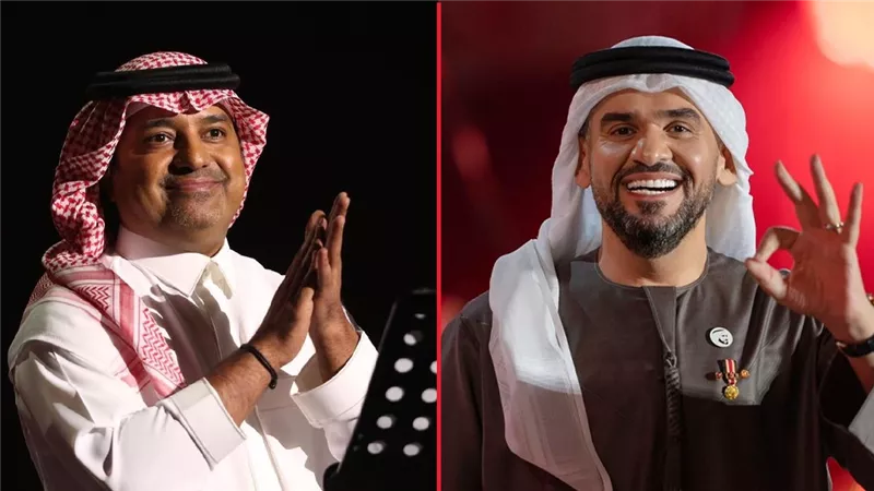 حسين الجسمي وراشد ماجد يلتقيان فى حفل واحد بأبوظبى 17 أغسطس المقبل