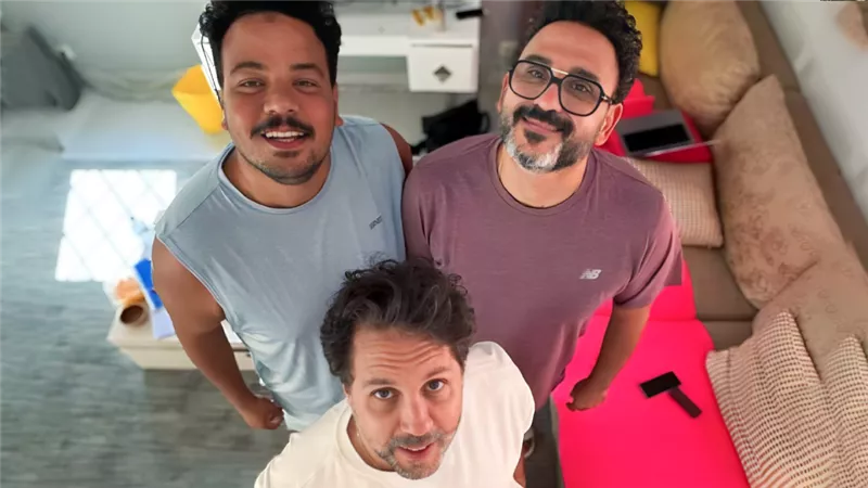 هشام ماجد وأكرم حسني ومصطفى غريب عصابة نصب ضمن أحداث فيلم الورشة